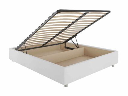 Кровать Димакс Риос с подъемным механизмом 140x200 экокожа Nitro Cream уцененная 258