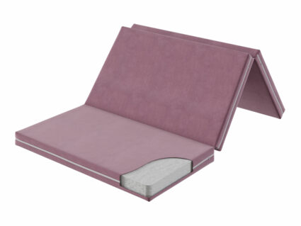 Футон DreamLine Holl 9 (велюр бледно-розовый) 34