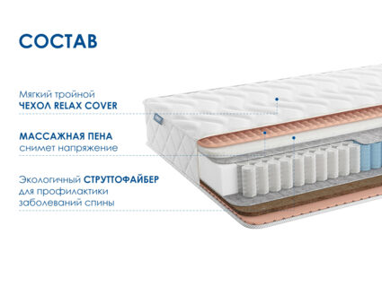 Матрас Димакс Relmas Solid 3Zone 34