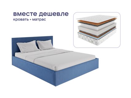 Кровать Димакс Джеффер + матрас Мистер Слип Multi Line Стронг 1472