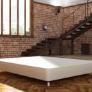Кровать Mr.Mattress Fine Box экокожа Beige