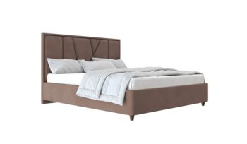 Кровать Beautyson Helga велюр Formula 225 коричневый (с подъемным механизмом)