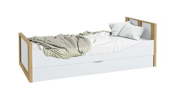 Кровать с ящиками Sontelle Тетлин с ящиком Белый + Дуб